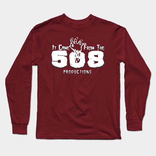 It Came From The 508 Logo (Black & White) Long Sleeve T-Shirt by It Came From The 508